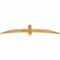 Ekena Millwork Bellingham Rough Sawn Timber Gable Bracket, Western Red Cedar, 72"W x 15"H x 2"D x 4"F, 5/12 Pitch GBW072X15X0204BEL00RWR - alternate 2